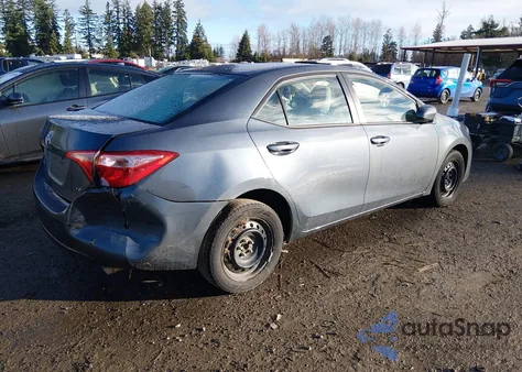 2017 Toyota Corolla Le z USA, uszkodzony, nr VIN 2T1BURHEXHC791219